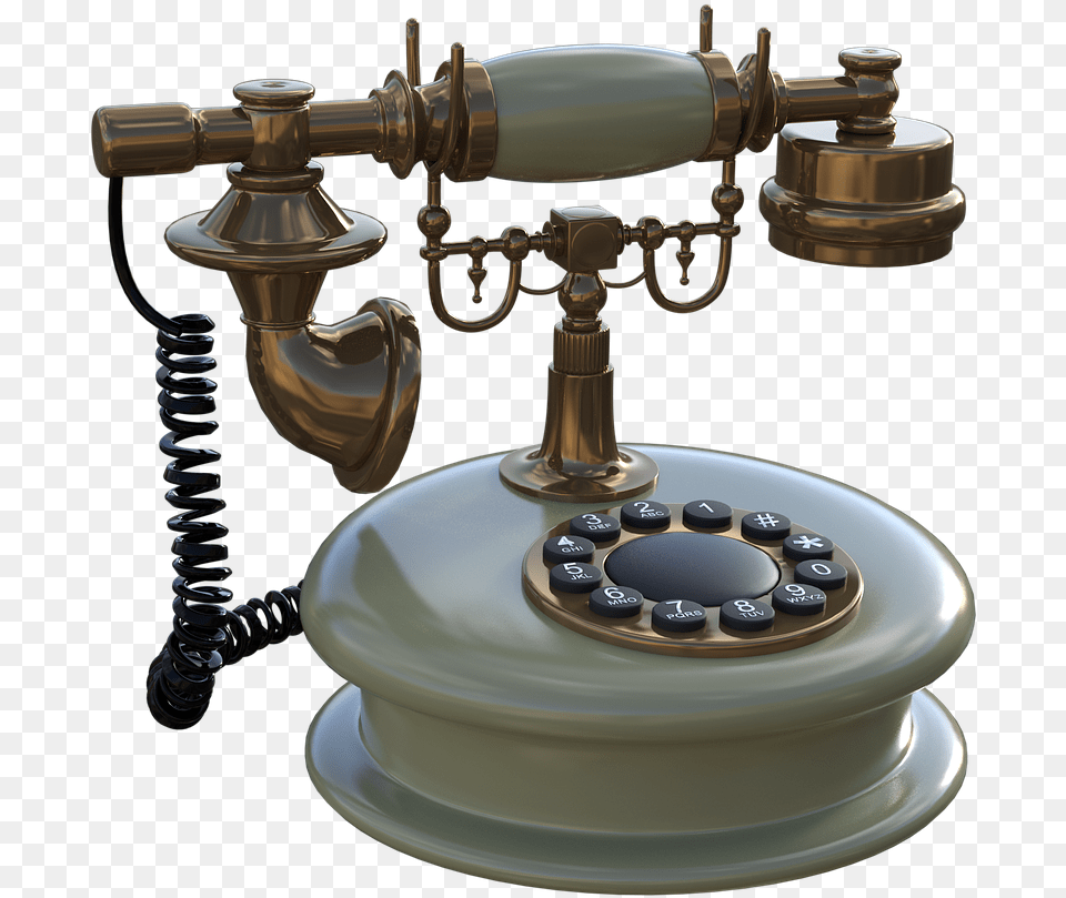 Phone Vintage Old Photo Corded Phone, Electronics, Dial Telephone, Smoke Pipe Free Png