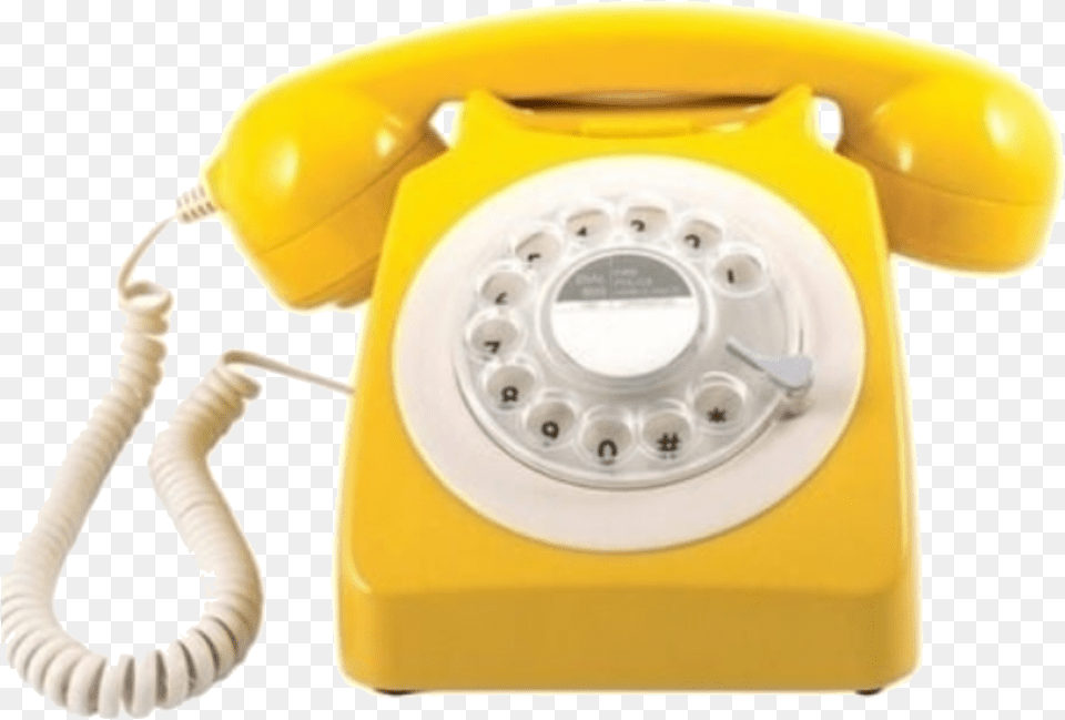 Phone Yellow Telephone, Electronics, Dial Telephone, Clothing, Hardhat Png