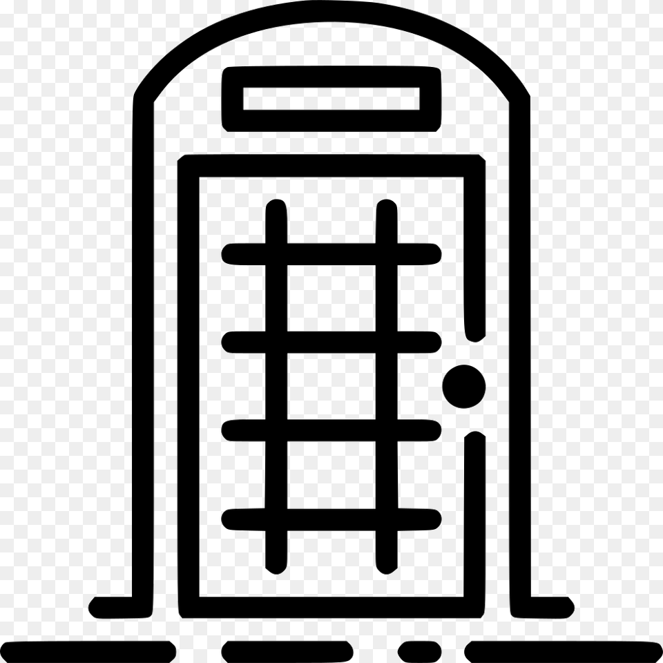 Phonebooth Vending Machine Icon, Stencil Free Transparent Png