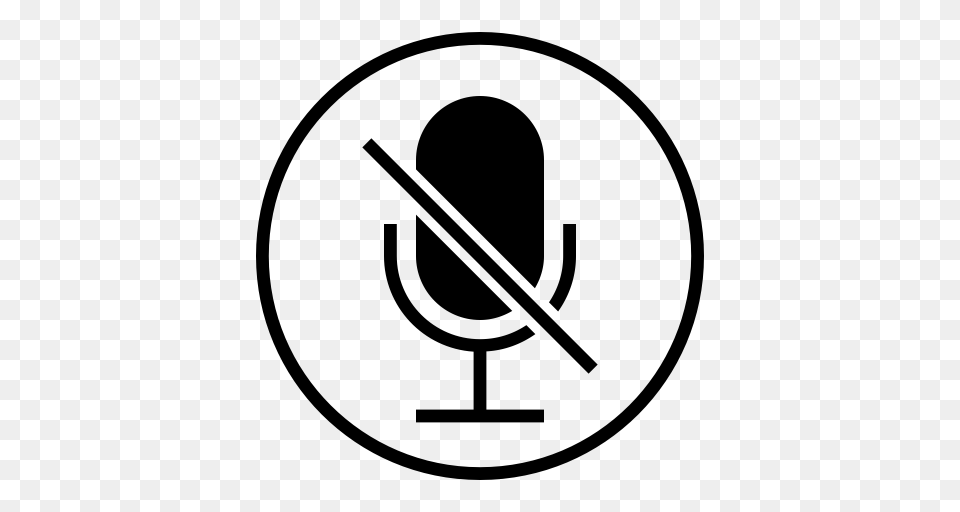 Phonecall Or Mute Icon Mute Quiet Icon With And Vector, Gray Png Image