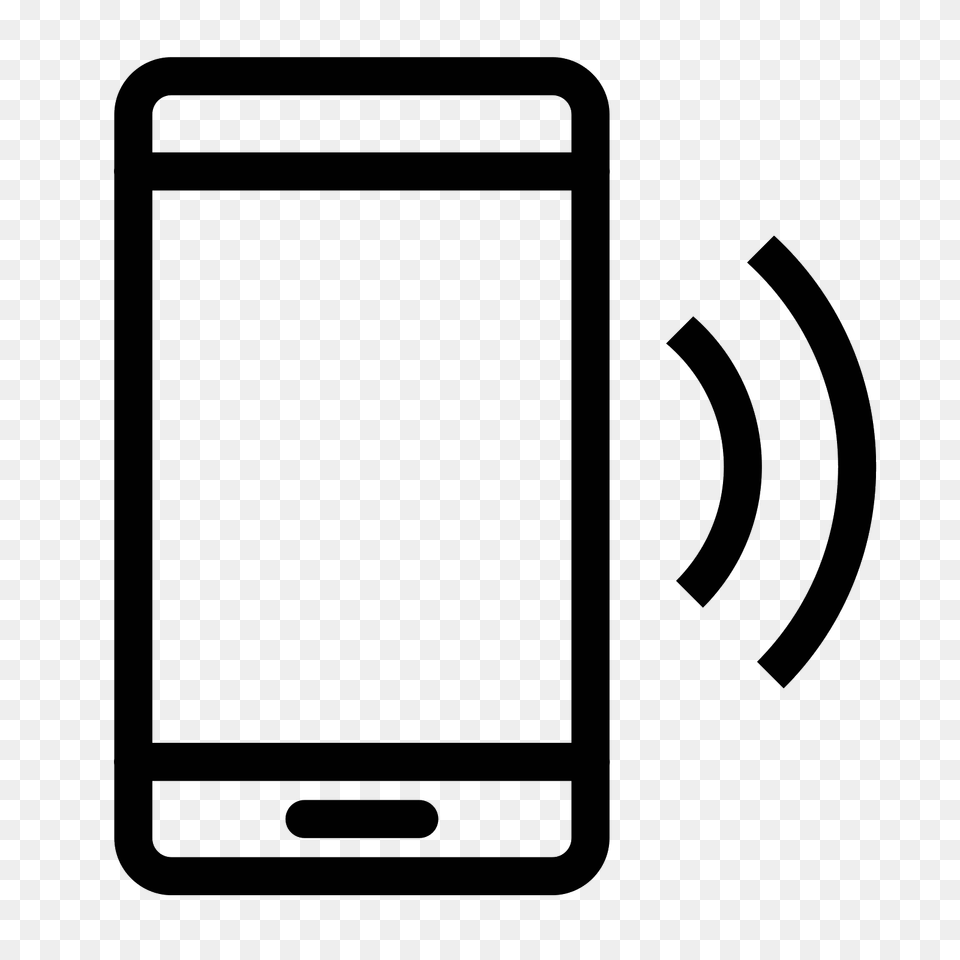 Phonelink Ring Icon, Gray Png Image