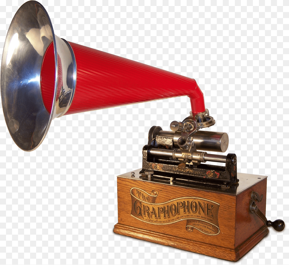 Phonograph Cylinder Antique, Brass Section, Horn, Musical Instrument Free Transparent Png