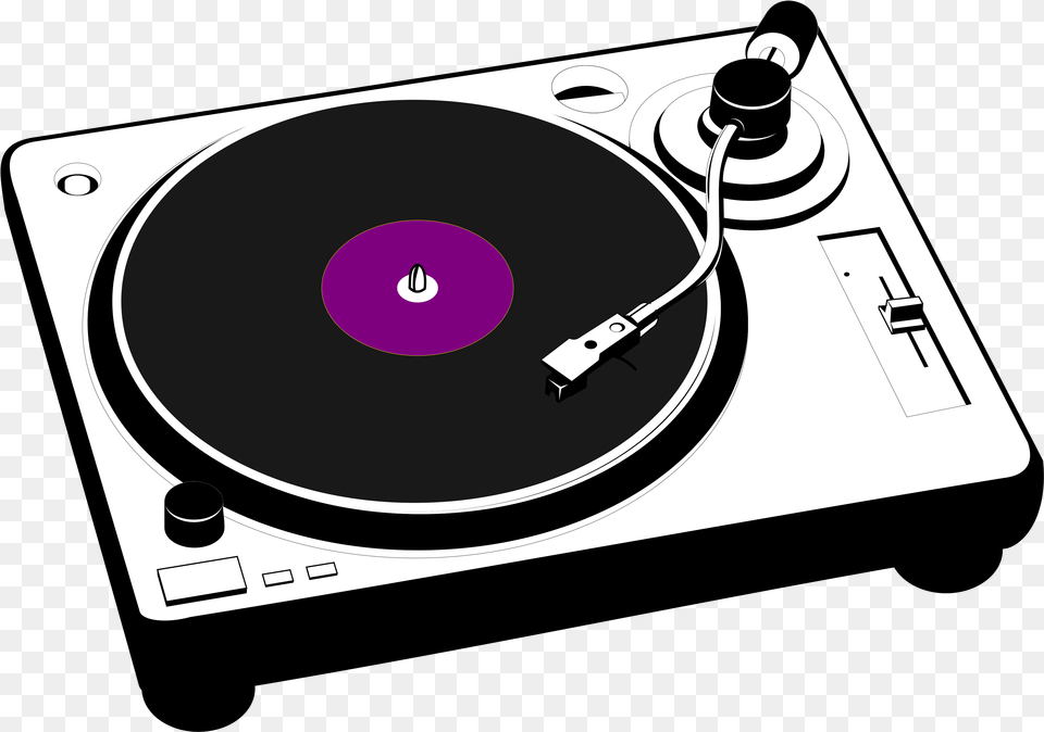 Phonograph Disc Jockey Clip Art Cartoon Turntable Record Player Vinyl Clipart, Cd Player, Electronics, Disk Png
