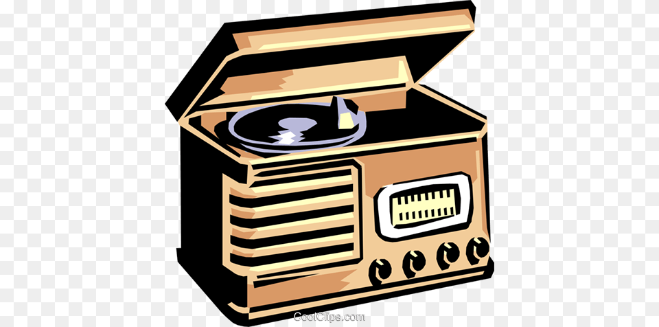 Phonographradio Royalty Vector Clip Art Illustration, Electronics, Mailbox Free Transparent Png