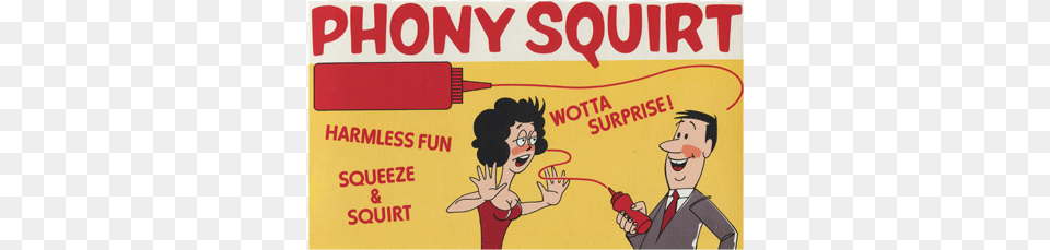 Phony Squirt Catsup By Fun Inc, Advertisement, Book, Publication, Comics Free Transparent Png