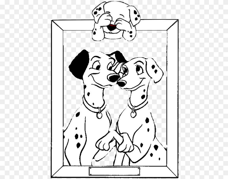 Photo 101 Dalmatians Coloring Pages 13 Dalmatians Cartoon Dogs Coloring Pages, Animal, Canine, Mammal, Pet Free Png