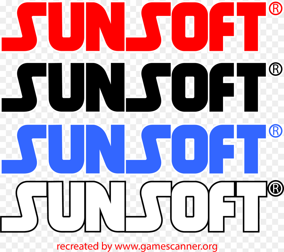 Photo 143 Of 186 Video Game Logos Sunsoft Logo, Text, Letter, Scoreboard Png Image