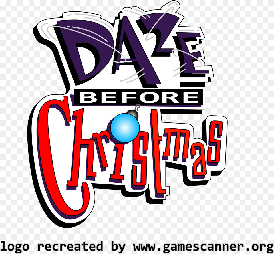 Photo 22 Of 186 Video Game Logos Daze Before Christmas, Logo, Dynamite, Weapon, Advertisement Free Png Download
