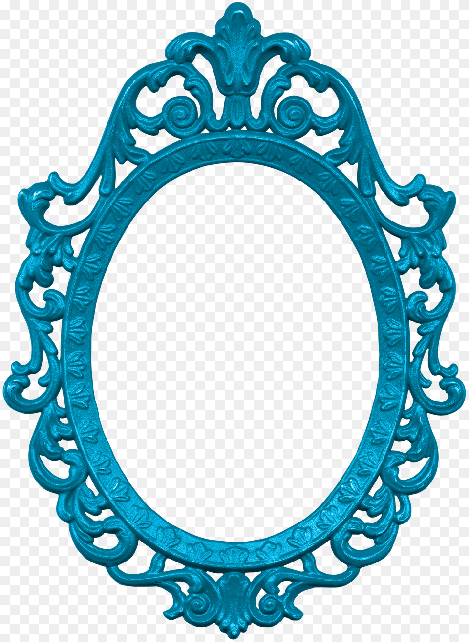 Photo, Oval, Turquoise Png Image
