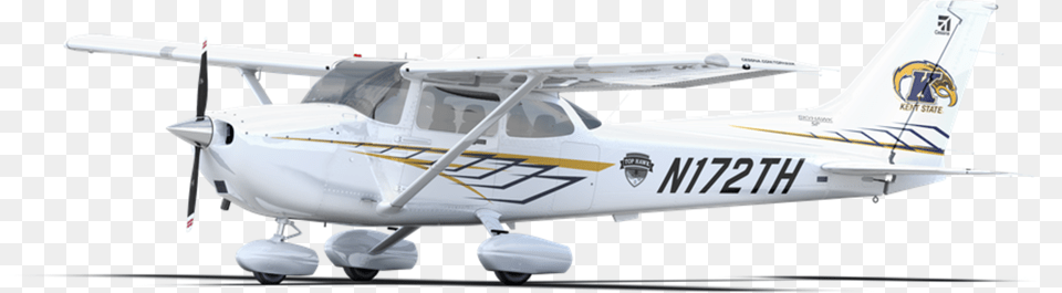 Photo Aircraft Cessna 172 Top Hawk Kent State University, Airplane, Transportation, Vehicle, Airfield Png