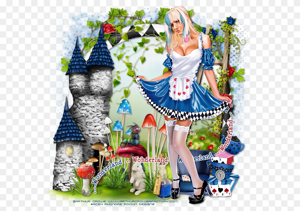 Photo Aliceinwonderland Illustration, Adult, Person, Female, Woman Free Transparent Png