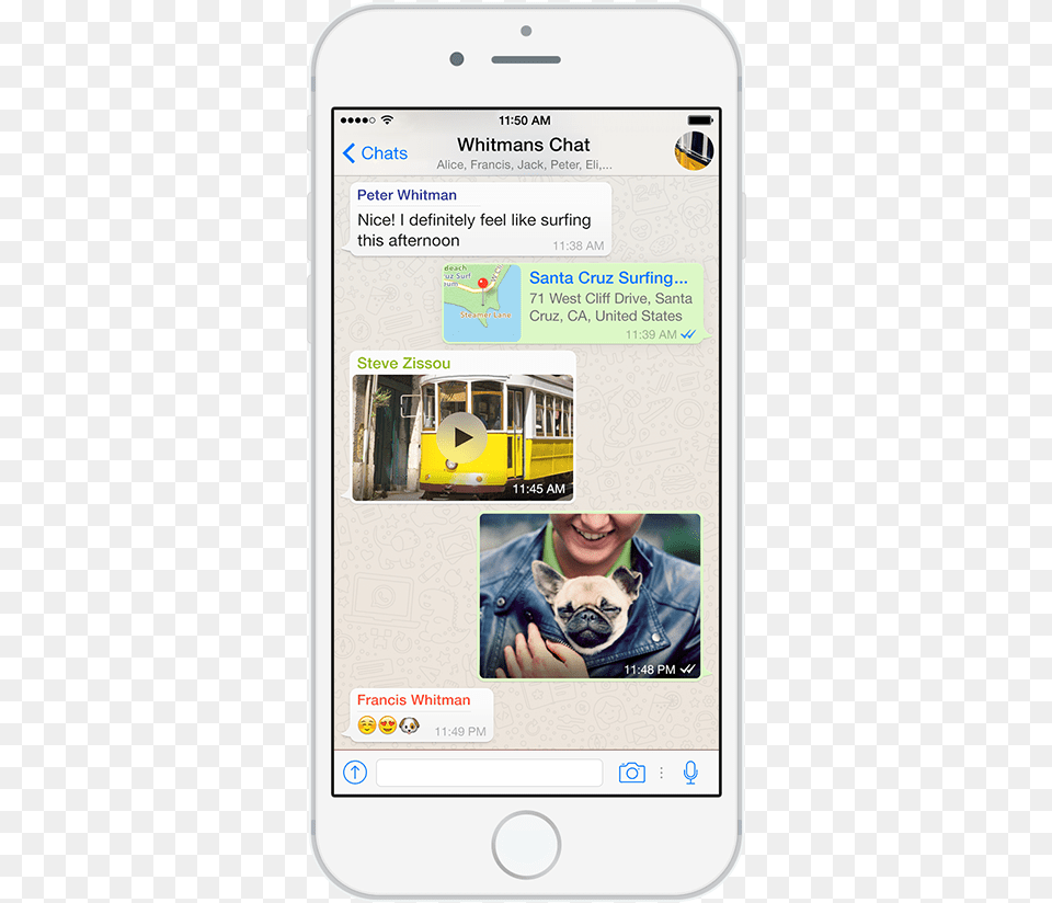 Photo And Video Sending Whatsapp On An Iphone, Baby, Person, Electronics, Phone Free Transparent Png
