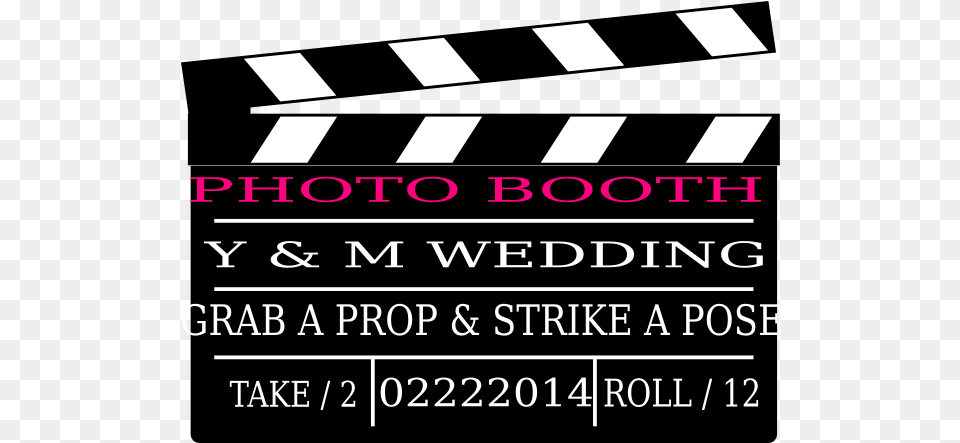 Photo Booth Clip Art Vector Clip Art Online Clapper Board, Advertisement, Poster, Clapperboard, Text Free Png