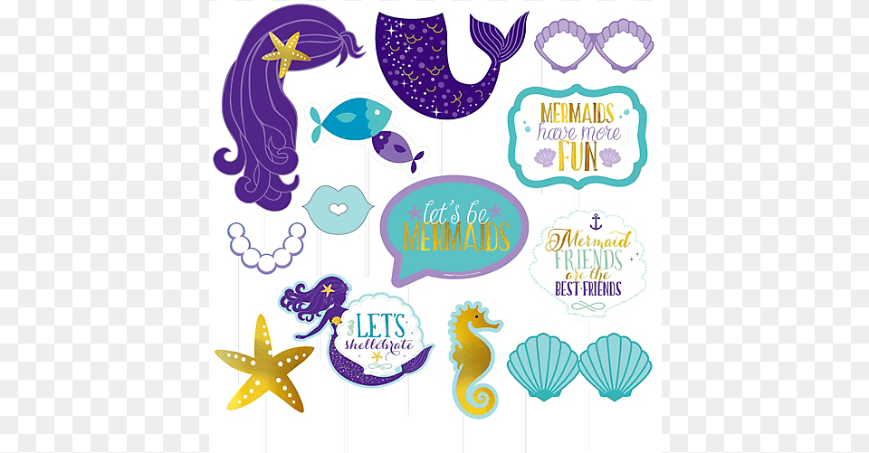 Photo Booth Props Mermaid Photo Prop, People, Person, Animal, Sea Life Free Transparent Png