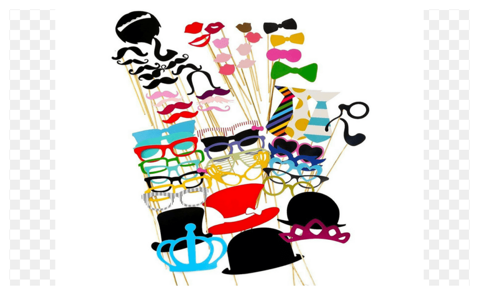 Photo Booth Props Piece Diy Kit For Wedding Party Or Birthday, Clothing, Hat, People, Person Png