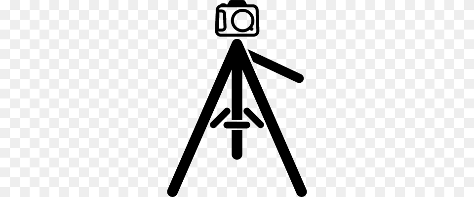 Photo Camera On A Tripod Vectors Logos Icons And Photos, Gray Free Png
