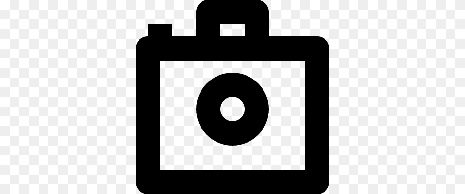 Photo Camera Outline Vector Icon, Gray Png