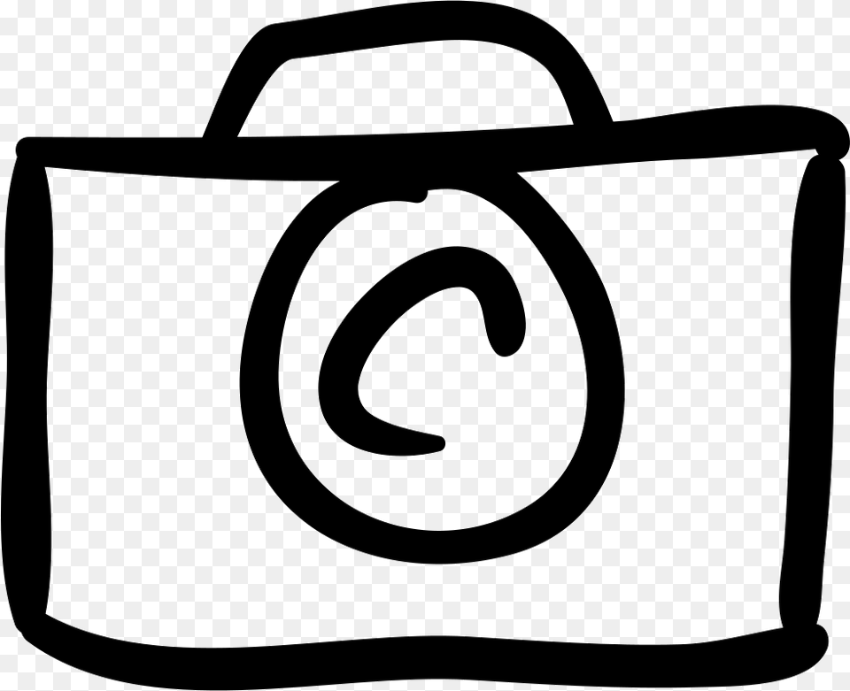 Photo Camera Sketch Camera Sketch Logo, Bag, Accessories, Handbag, Tote Bag Png Image
