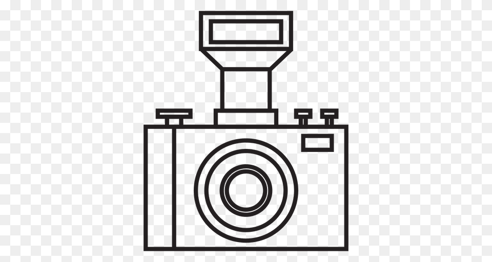 Photo Camera With Flash Icon, Electronics, Digital Camera, Gas Pump, Machine Png