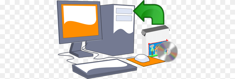 Photo Clip Art Software Computer Software Cd Vektor Clipart, Electronics, Pc, Computer Hardware, Hardware Png