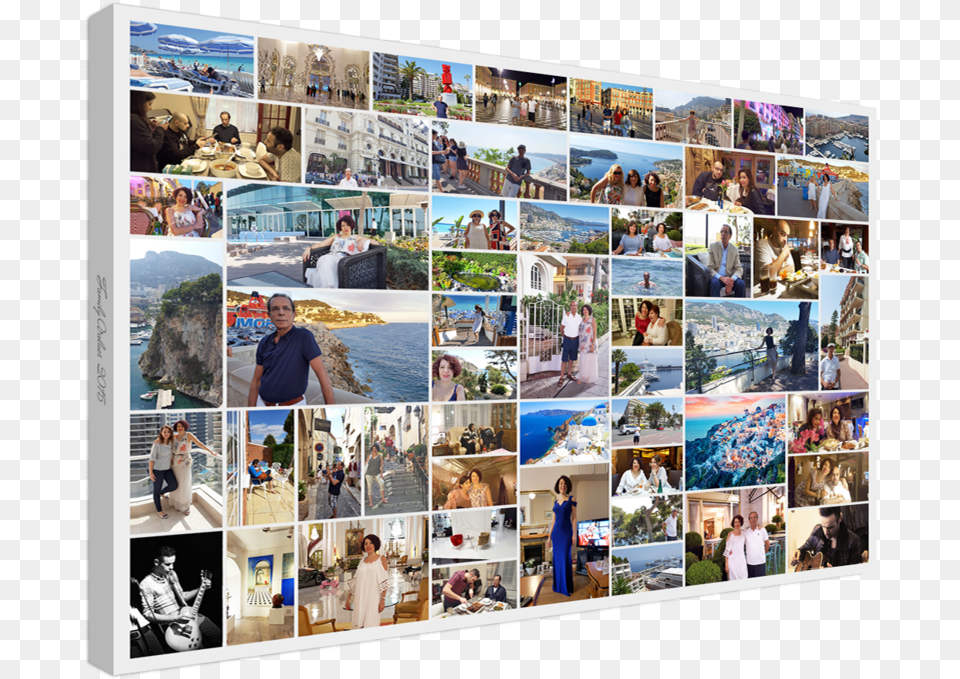 Photo Collage Canvas Print Red Collage, Art, Adult, Person, Man Png Image
