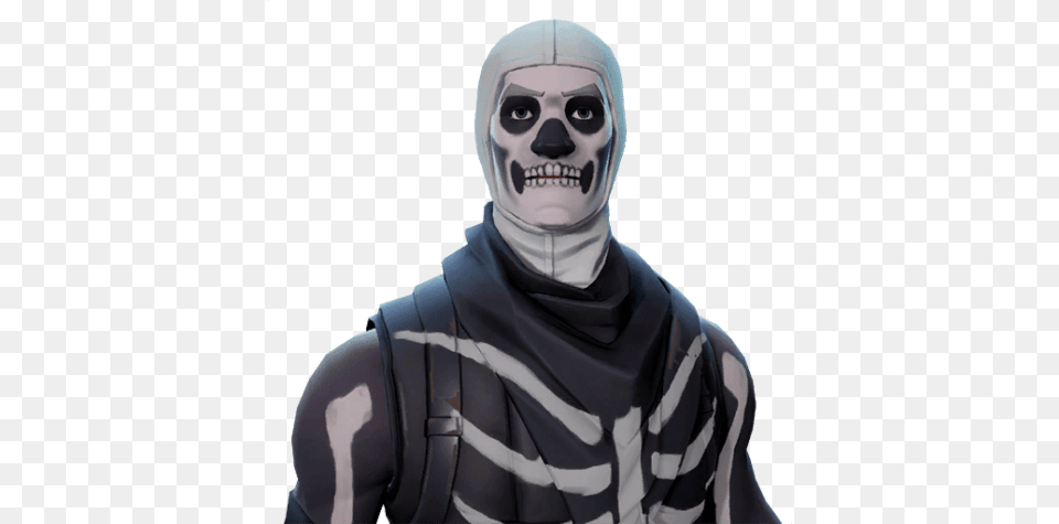 Photo Courtesy Of Https Fortnite Skull Trooper Makeup, Adult, Male, Man, Person Png