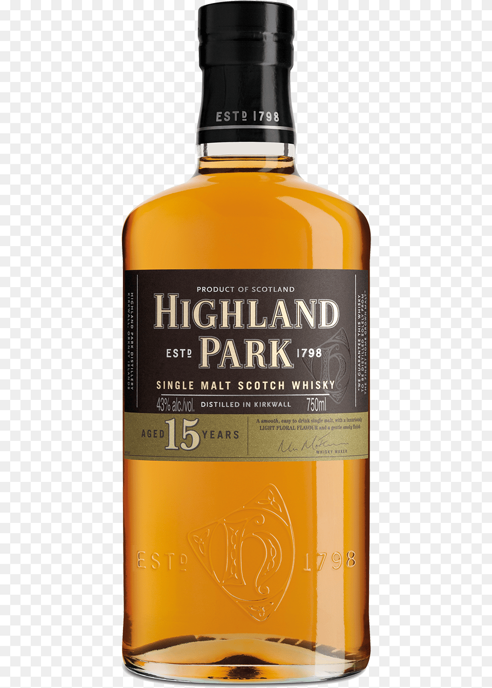 Photo Credit Edrington Highland Park 12 Year, Alcohol, Beverage, Liquor, Whisky Png Image