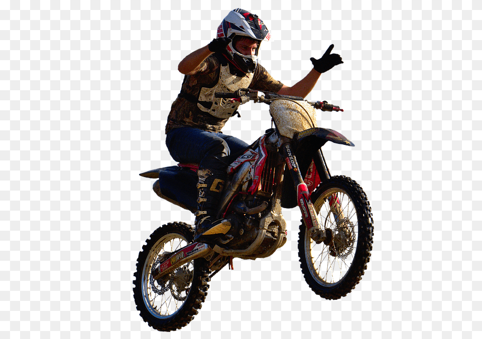 Photo Dirtbike Stunt Freestyle Motocross, Adult, Vehicle, Transportation, Person Png Image