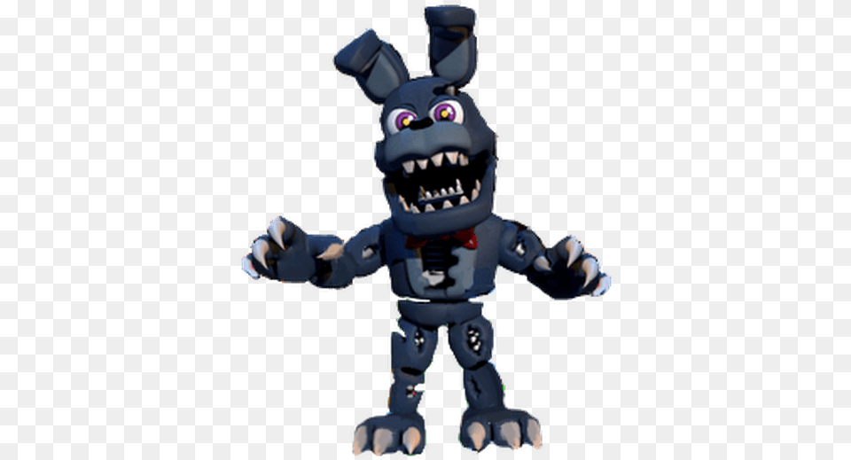 Photo Fnaf World Adventure Nightmare Bonnie, Robot, Baby, Person Png Image