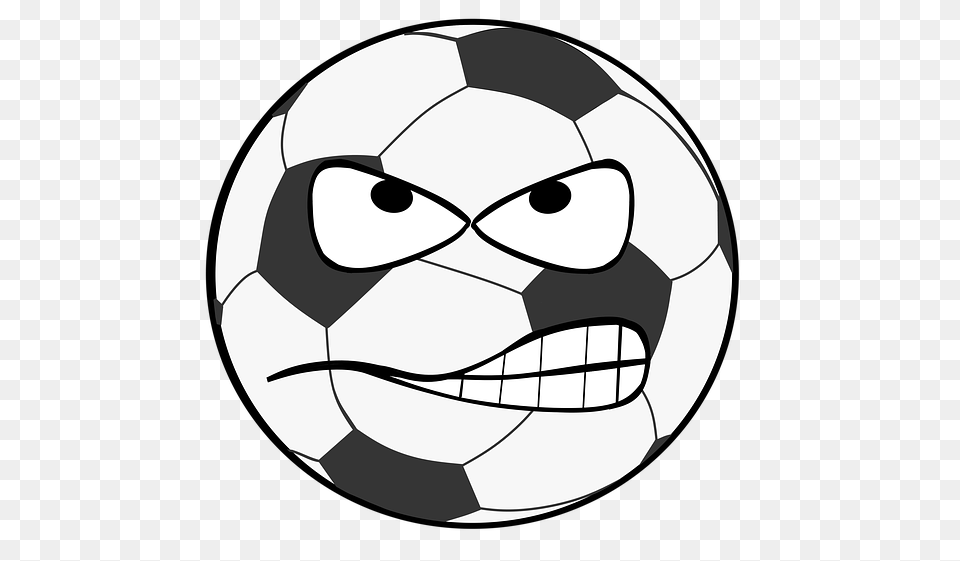 Photo Football Clip Art Goal Flank Smiley Evil Shot, Ball, Soccer, Soccer Ball, Sport Free Transparent Png