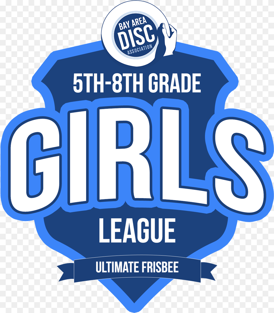 Photo For 2020 Spring 5th 8th Grade Girls League Bay Area Disc Association, Badge, Logo, Symbol Free Png Download