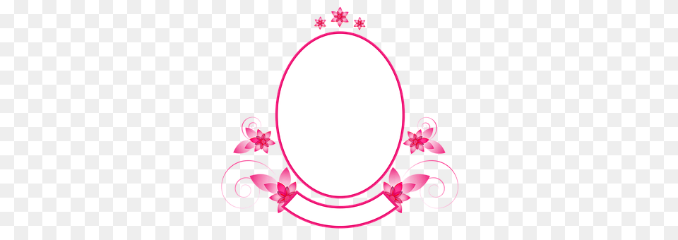 Photo Frame Oval, Mirror, Photography, Disk Free Png Download