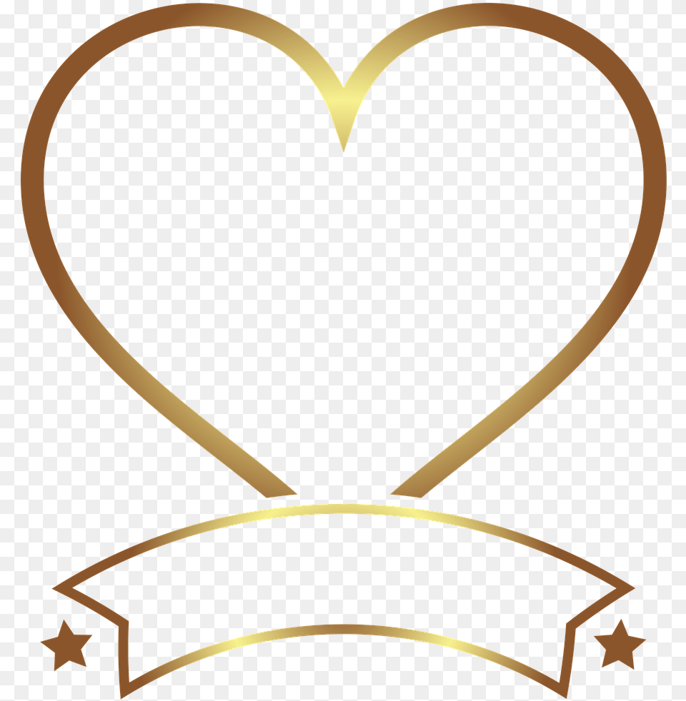 Photo Frame Gold Heart Photo Gold Wedding Frame, Logo, Symbol Free Png Download