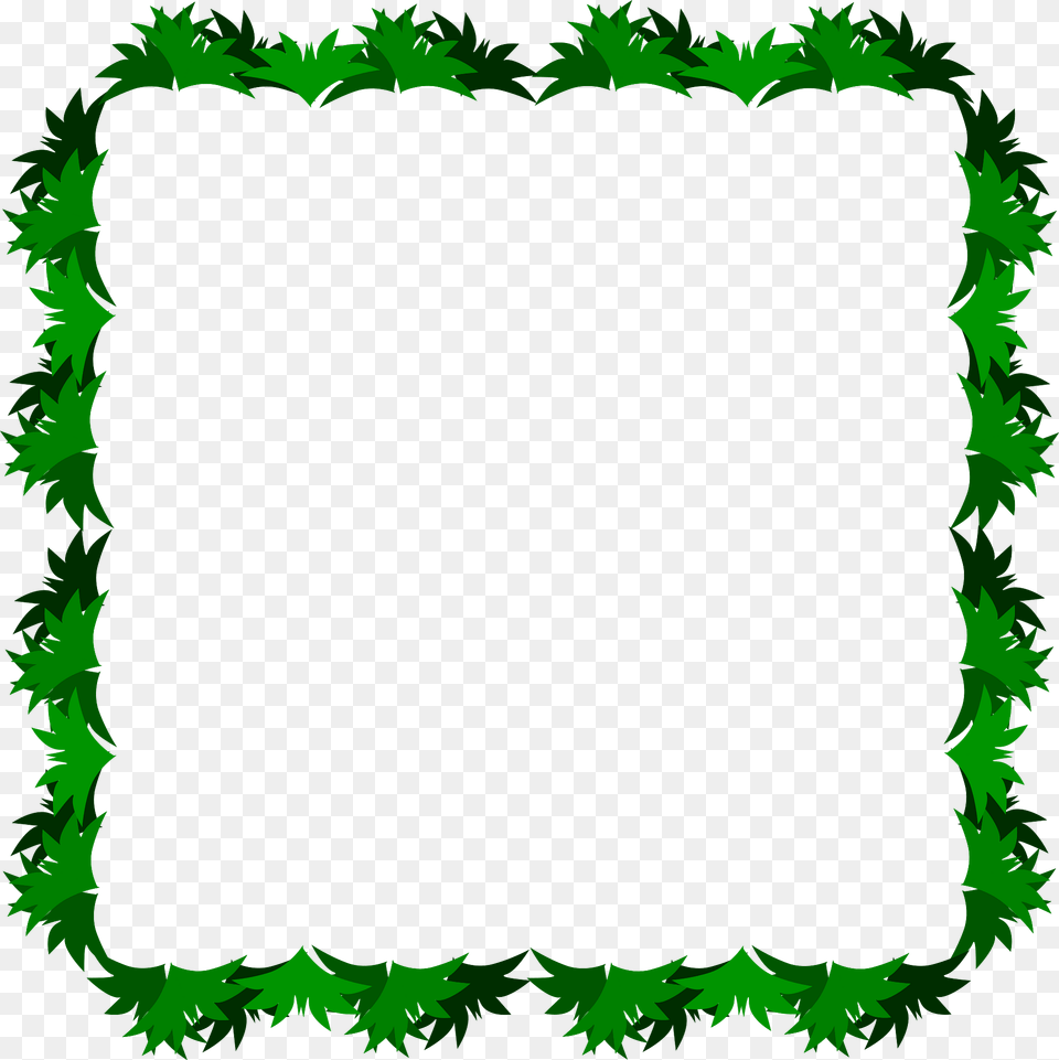 Photo Frame Grass Clipart, Green, Plant, Leaf, Home Decor Png Image