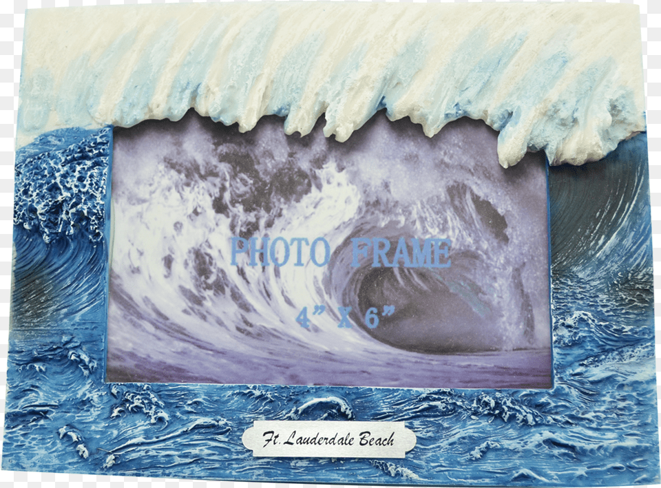 Photo Frame Ocean Wave Painting, Nature, Outdoors, Sea, Sea Waves Free Png Download