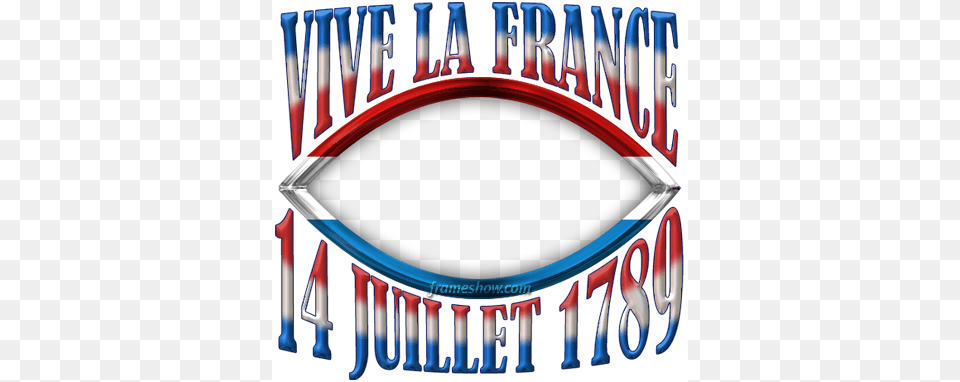 Photo Frame Show Vive La France 14 Juillet, Logo, Emblem, Symbol, Dynamite Free Transparent Png