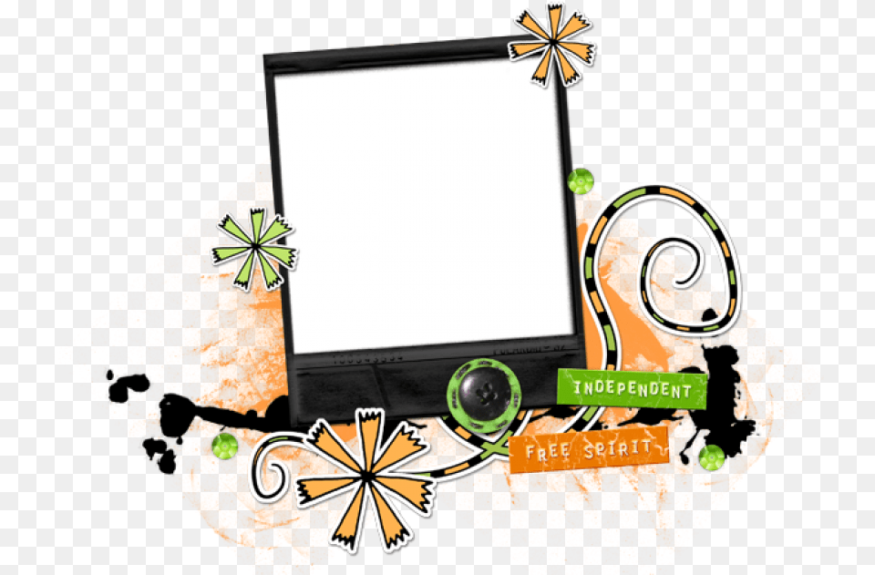 Photo Frame With Abstract Shapes Shapes, Art, Graphics, Electronics, Screen Free Transparent Png