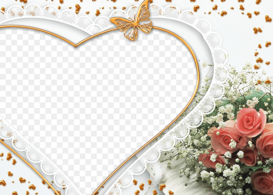 Photo Frames Photo Frame Hd Wallpaper And Background Very Beautiful Photo Frame, Flower, Plant, Rose, Art Png Image