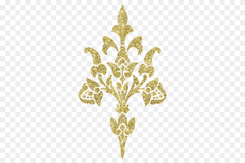 Photo Gold Pattern Silvery Authentic Flowering, Accessories, Earring, Jewelry, Brooch Free Transparent Png