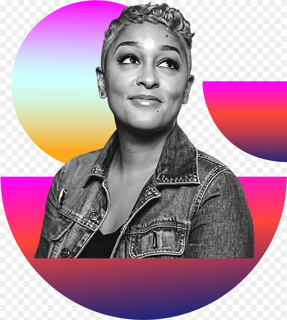 Photo Illustration Of Eve Ewing In Black And White Eve Ewing, Woman, Portrait, Photography, Person Free Transparent Png