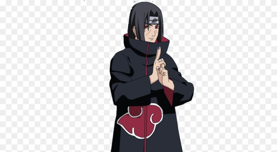 Photo Itachi Uchiha Render, Hood, Clothing, Person, Adult Png Image