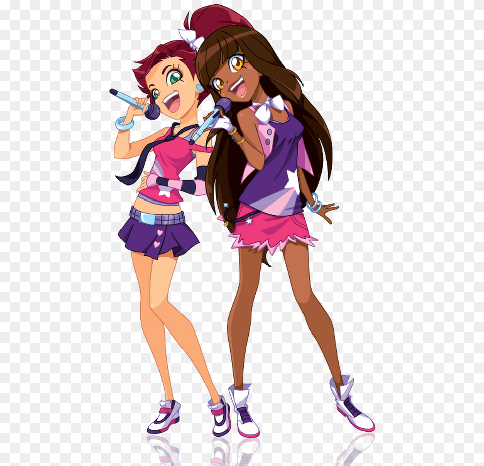 Photo Lolirock Auriana And Talia, Book, Publication, Comics, Adult Png Image