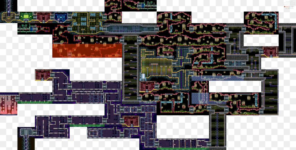 Photo Metroidfusion Sector1srx Floor Plan, Electronics, Hardware Png