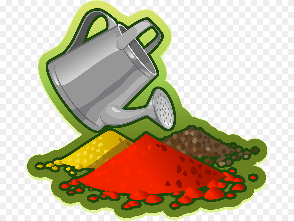 Photo Mound Can Garden Gardening Care Soil Equipment, Tin, Device, Grass, Lawn Png Image