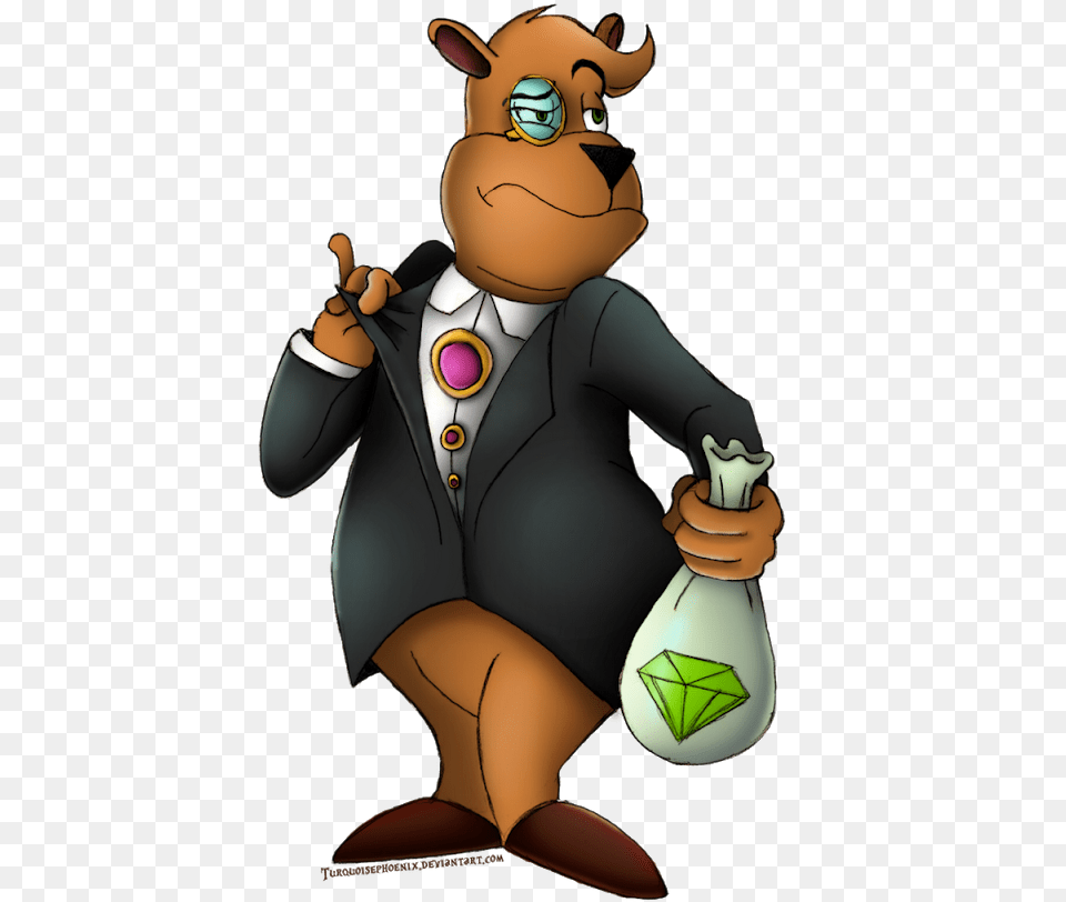Photo Mr Money Bags Spyro, Baby, Person, Cartoon Free Png Download