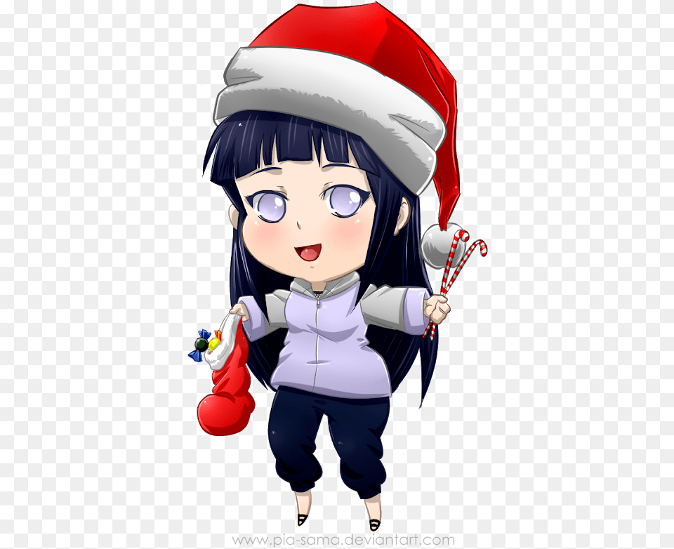 Photo Naruto Christmas Chibi, Book, Comics, Publication, Baby Free Transparent Png