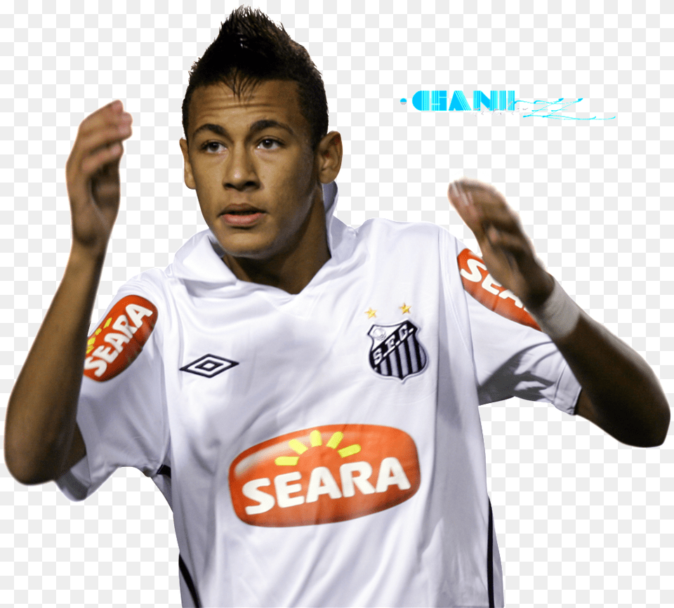 Photo Neymar Player, T-shirt, Body Part, Clothing, Shirt Png Image