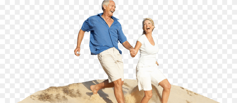 Photo Of A Happy Older Couple On A Beach Vacation, Body Part, Person, Hand, Adult Free Png