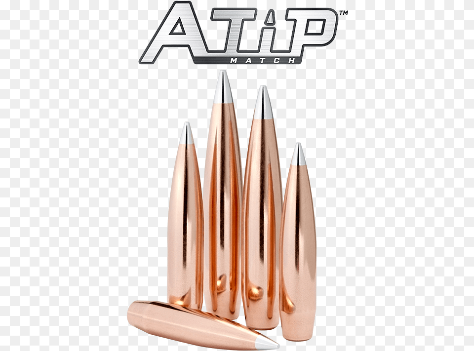 Photo Of A Tip Bullets Hornady A Tip Match Bullets, Ammunition, Weapon, Bullet Free Transparent Png