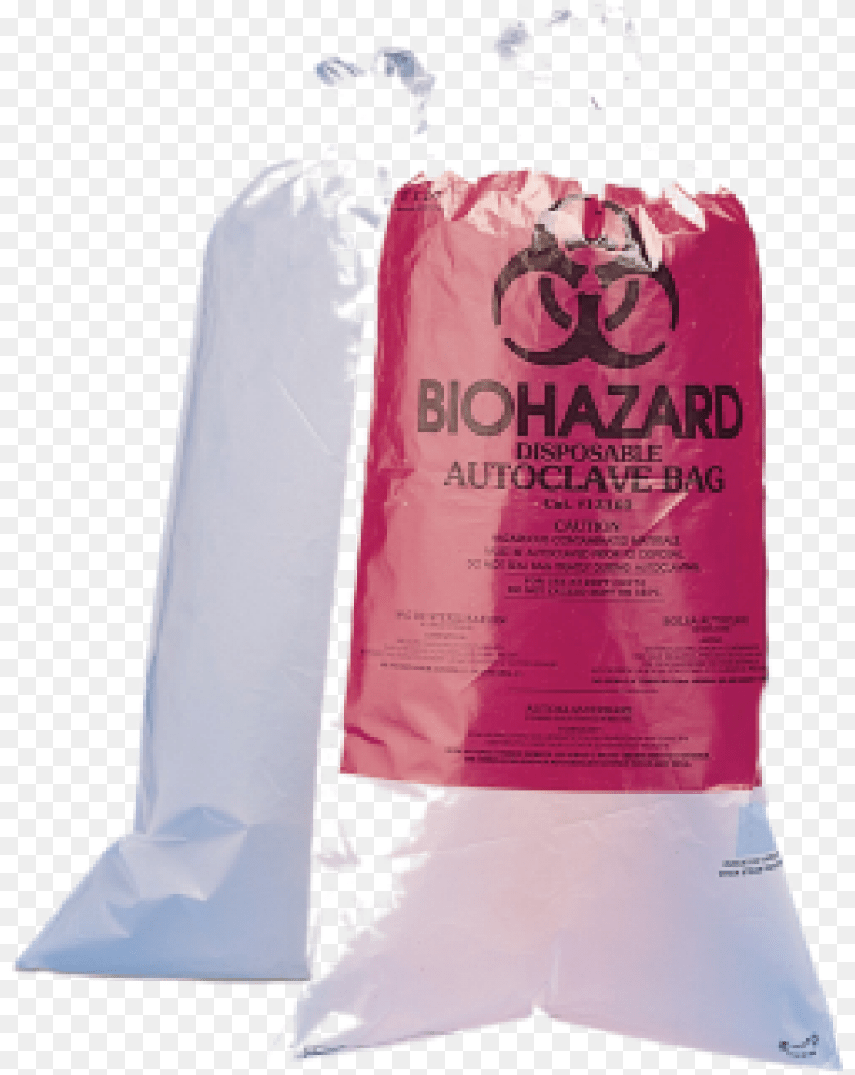 Photo Of Bel Art Clear Biohazard Disposal Bags Waste, Bag, Plastic, Powder, Adult Free Png